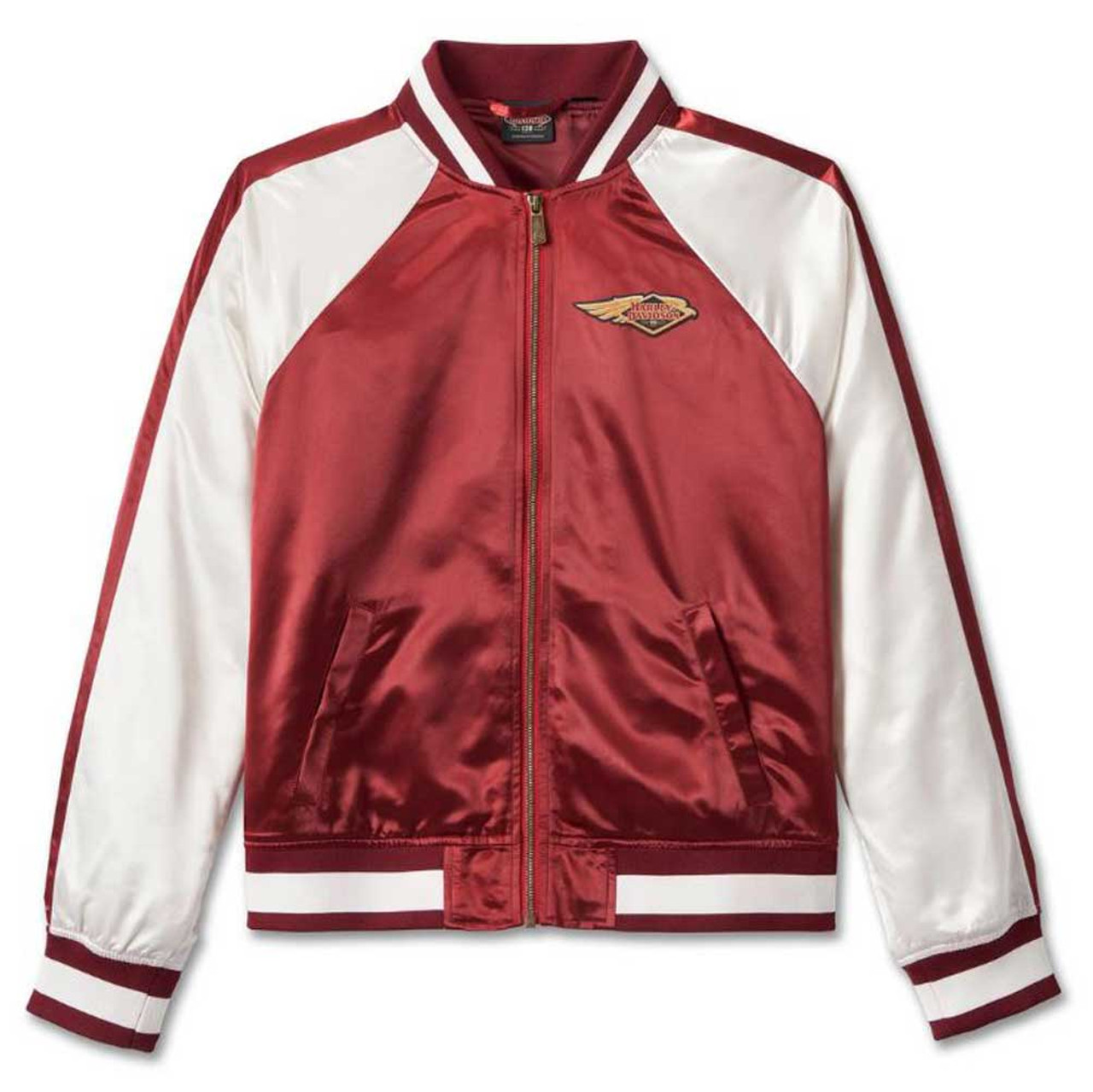 Harley-Davidson Women's 120th Anniversary Colorblocked Bomber Jacket