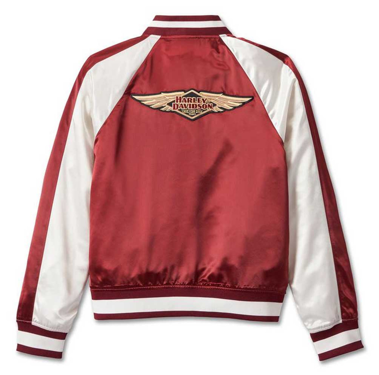 Harley-Davidson Women's 120th Anniversary Colorblocked Bomber Jacket
