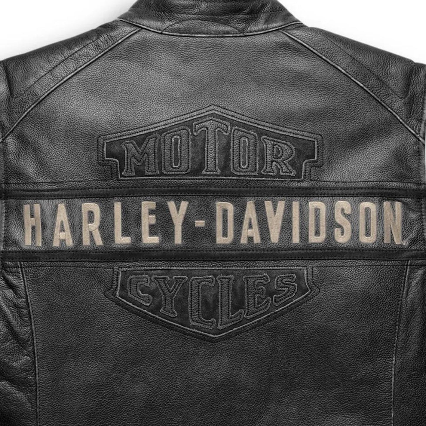 Iconic HD Men’s Passing Link Leather Biker Vest – Motorcycle Road Warrior