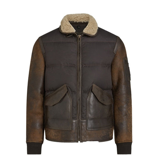 Men’s Vintage Brown Leather Jacket