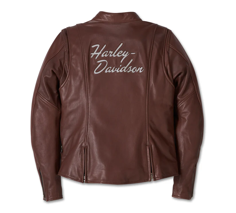Women's Linden Leather Jacket - Brown