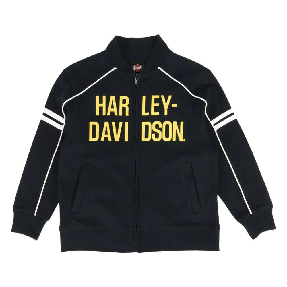 Harley-Davidson Boys Race Collection Knit Track Jacket