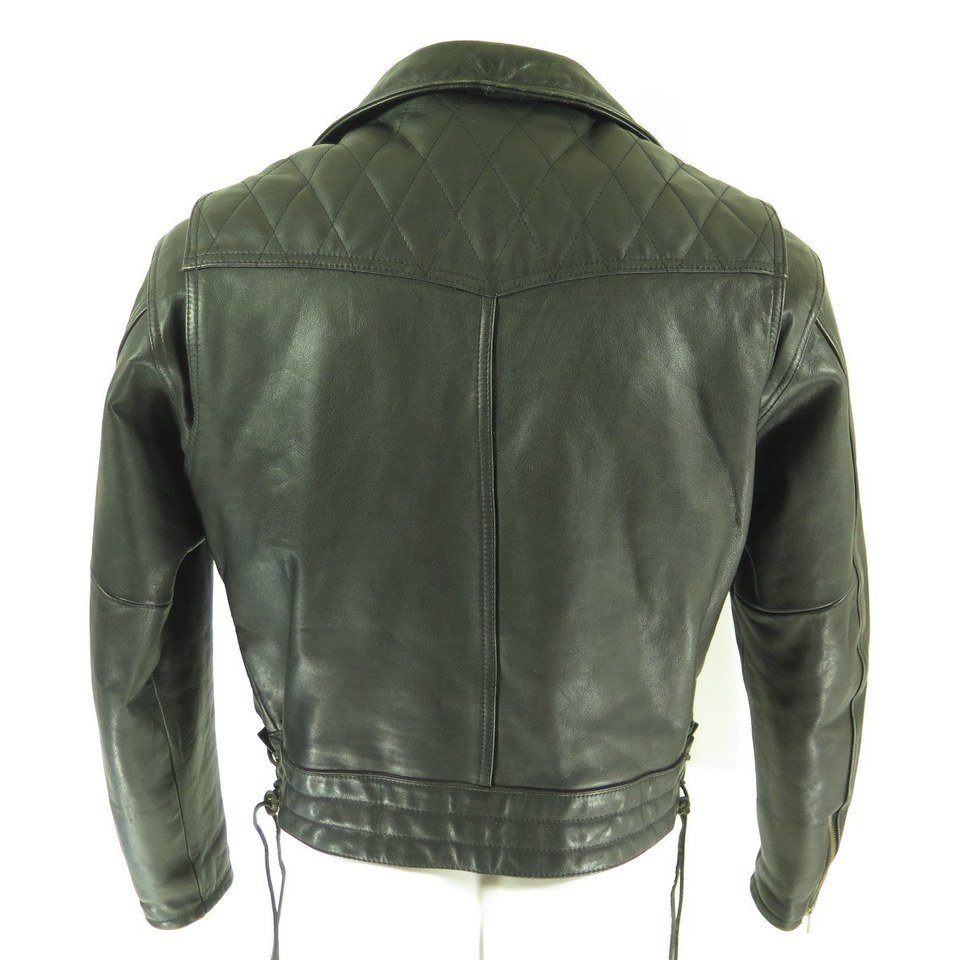 Mens Harley Davidson Leather Jacket 44 Motorcycle Biker Quilted Liner