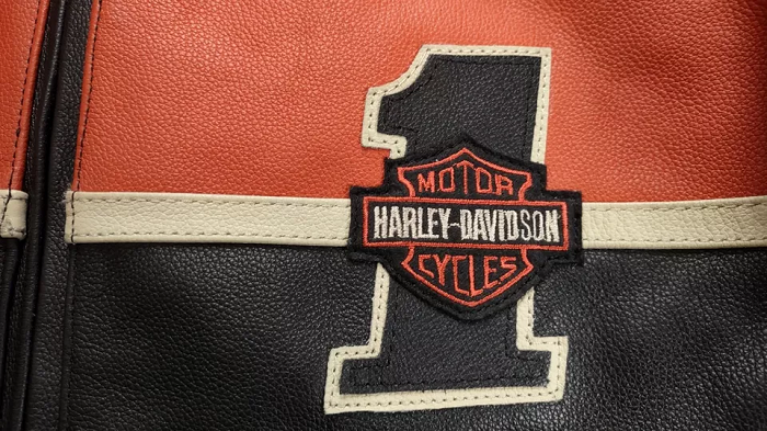 Mens Rare Vintage Leather Harley Davidson Jacket