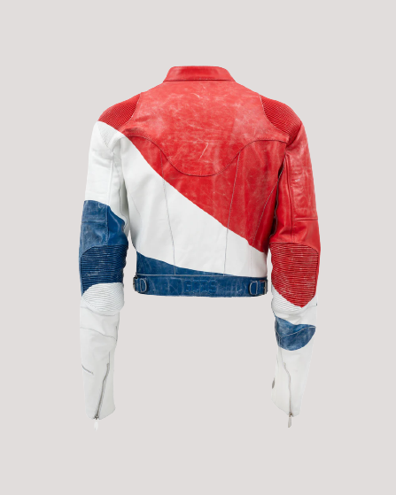 Mens Pepsi Limited Edition Biker Leather Jacket