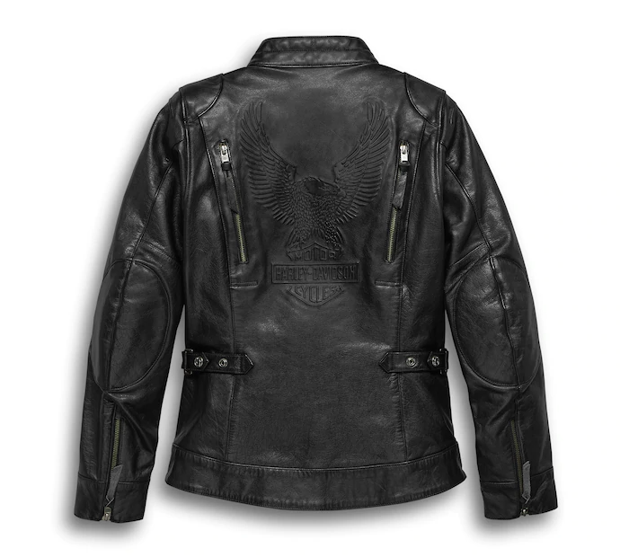 Women's Line Stitcher Leather Jacket - Tall