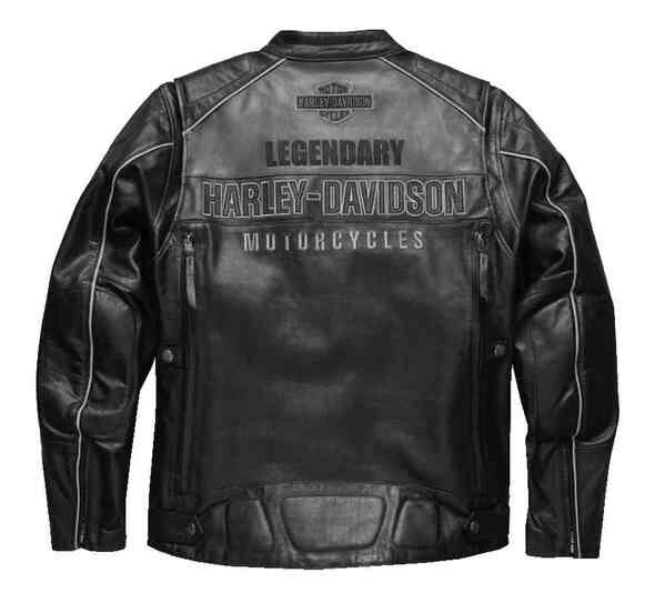Men's Votary Colorblocked Leather Jacket, Black 98119-17VM