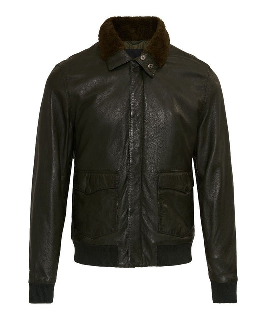 Bomber Military Green Jacket For Men