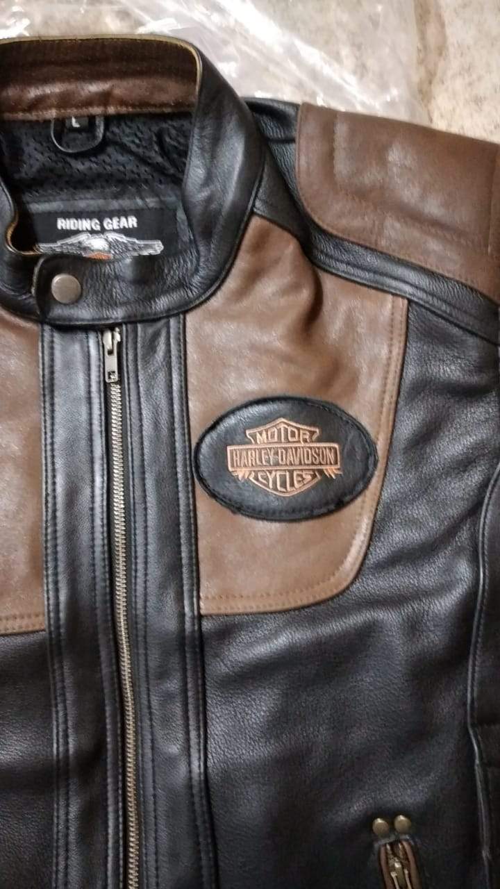 Men's H-D Triple Vent System Trostel Leather Jacket