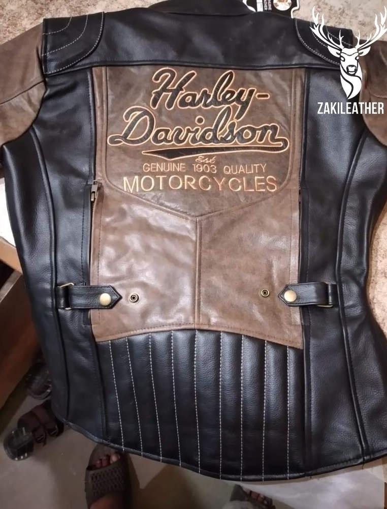 Women's H-D Triple Vent System Gallun Leather Jacket