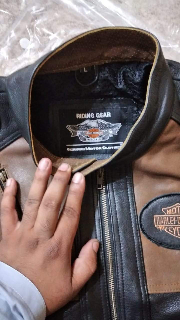 Men's H-D Triple Vent System Trostel Leather Jacket