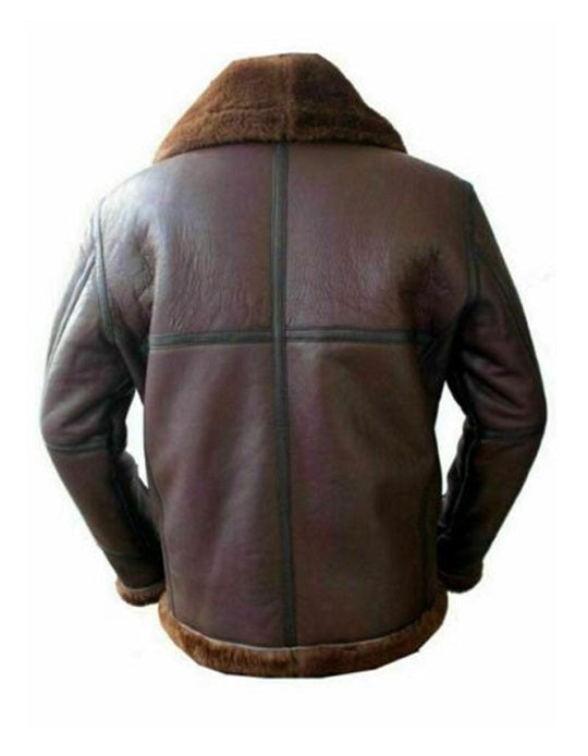Aviator RAF Reddish Fur B3-Bomber Jacket