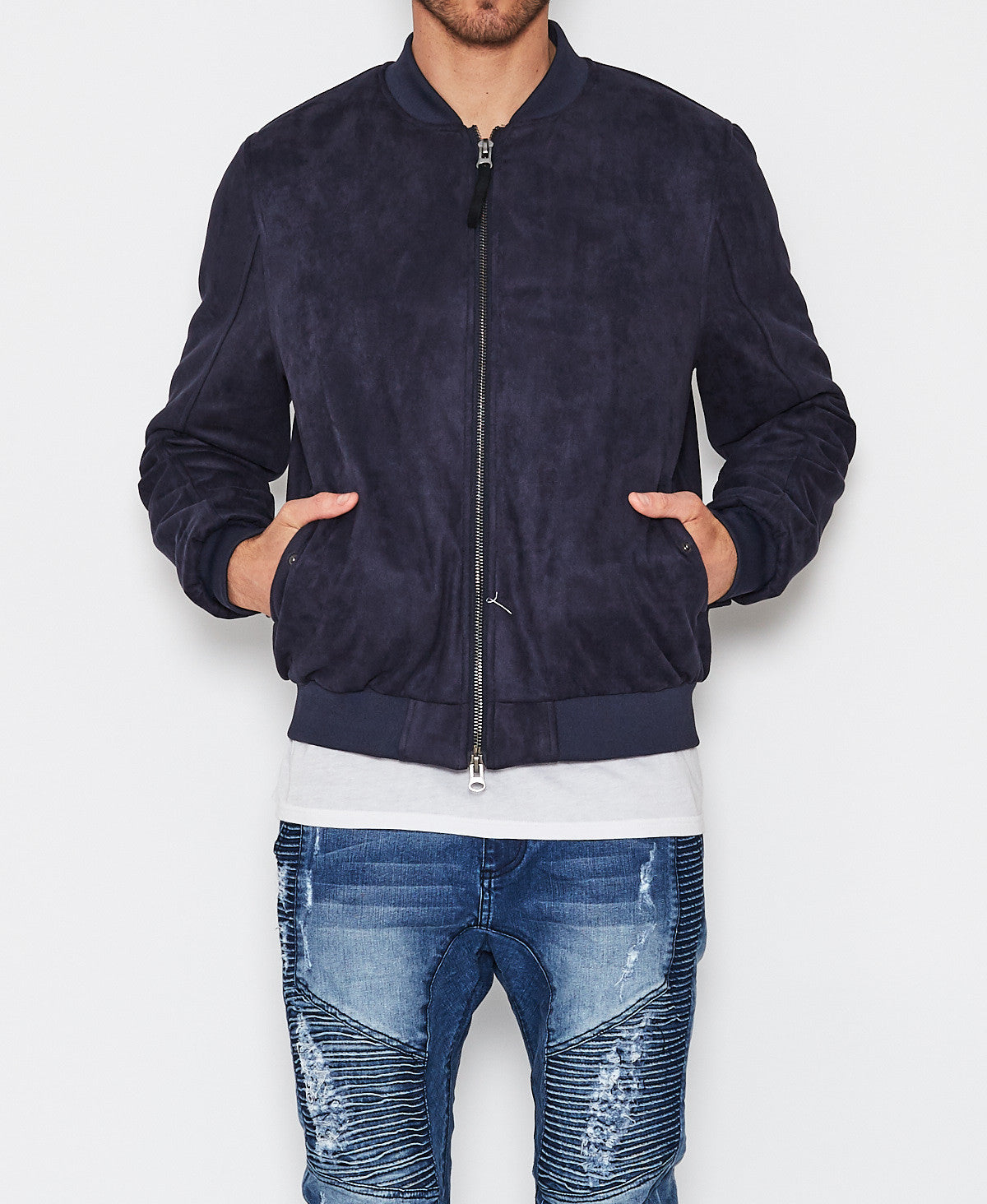 Bomber Jacket Patriot Blue For Men