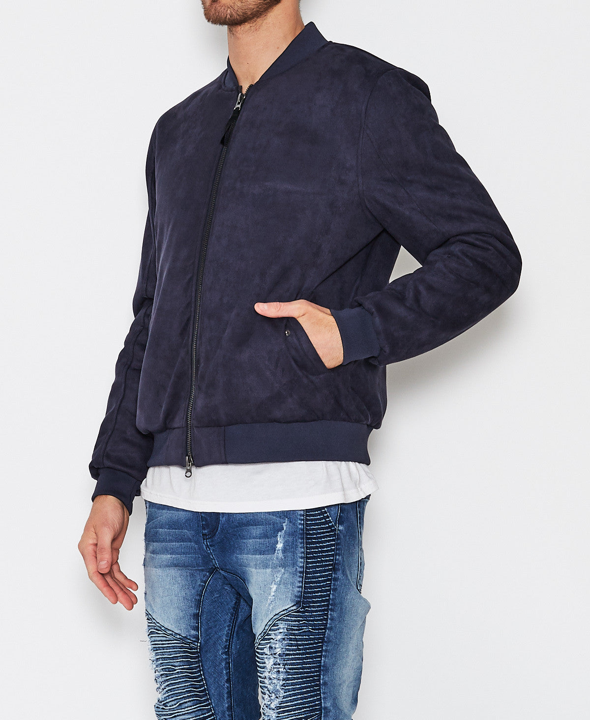 Bomber Jacket Patriot Blue For Men