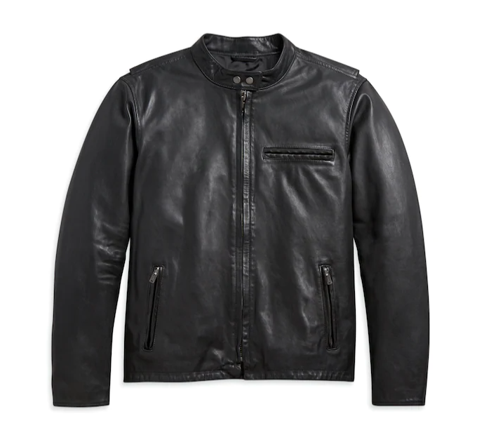 Men's Cafe Racer Leather Jacket