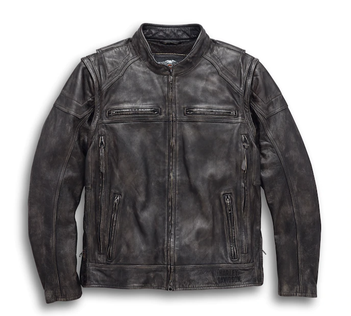 Men's Dauntless Convertible Leather Jacket