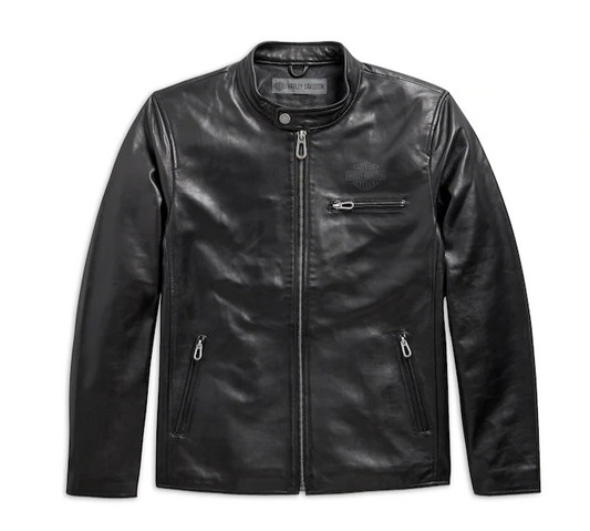 Men's Rider Spirit Slim Fit Leather Jacket 3 Men's Rider Spirit Slim Fit Leather Jacket