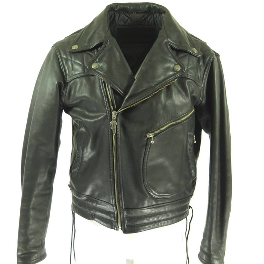 Mens Harley Davidson Leather Jacket 44 Motorcycle Biker Quilted Liner