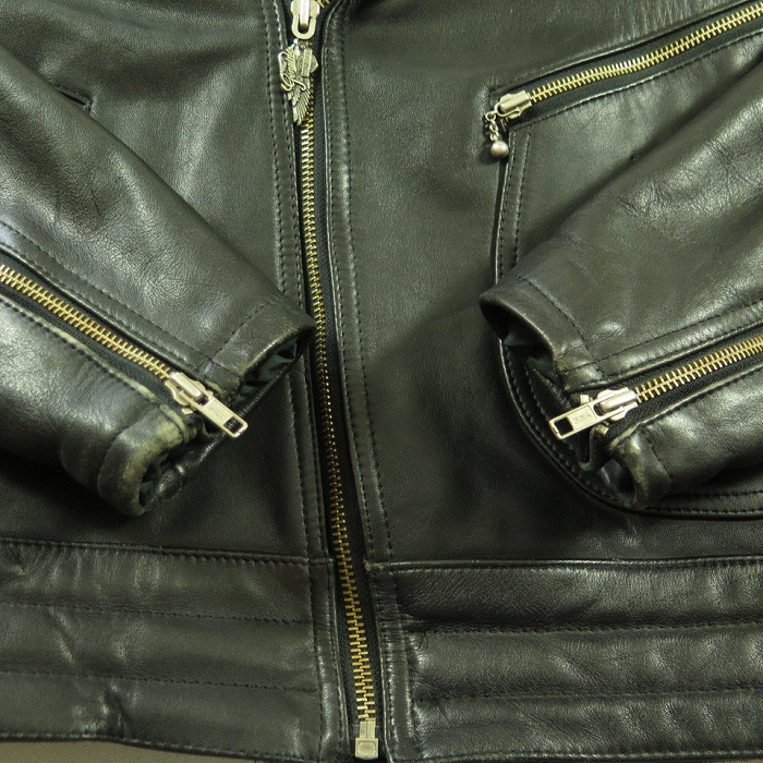 Mens Harley Davidson Leather Jacket 44 Motorcycle Biker Quilted Liner