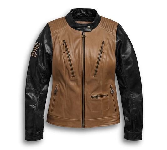 Women's Arterial Leather Jacket