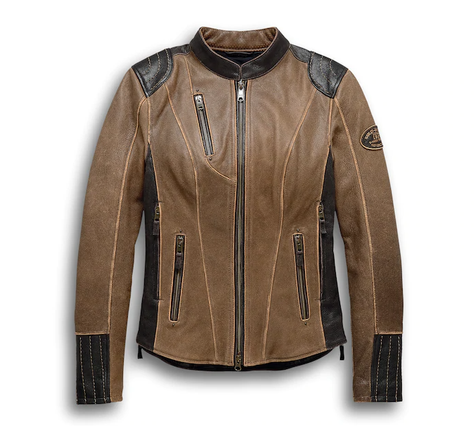 Women's H-D Triple Vent System Gallun Leather Jacket