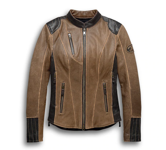 Women's H-D Triple Vent System Gallun Leather Jacket