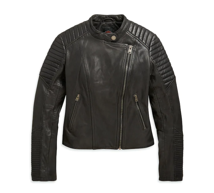 Women's Leather Biker Slim Fit Jacket