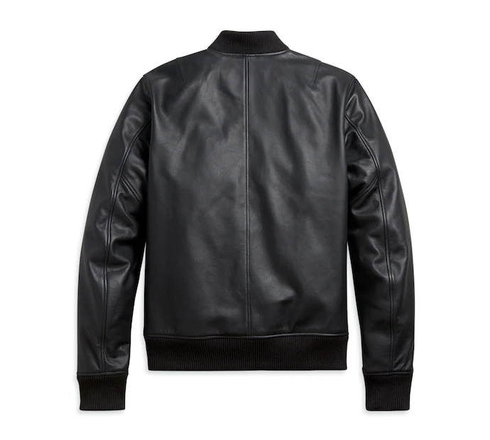 Women's Leather Bomber Functional Jacket
