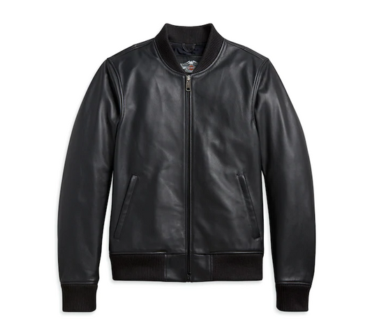 Women's Leather Bomber Functional Jacket