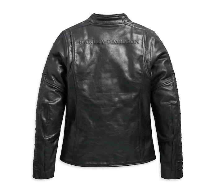 Women's Ozello Perforated Leather Jacket