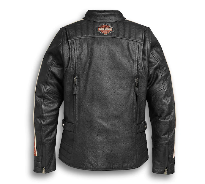 Women's Vanocker Waterproof H-D Triple Vent System Leather Jacket - Tall